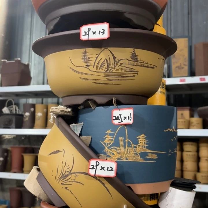 花盆紫砂100-5。
