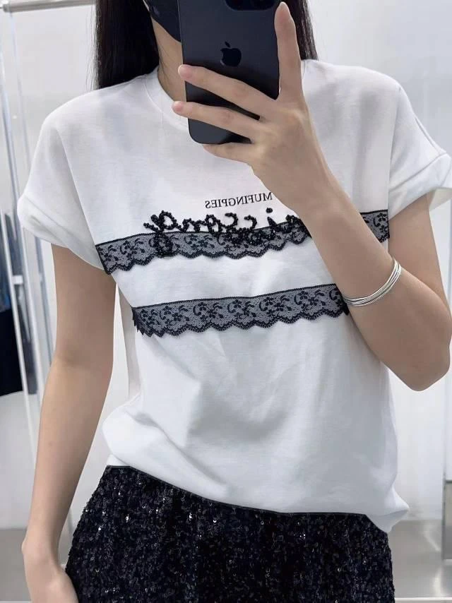 82288 重工~韩系休闲印花短袖