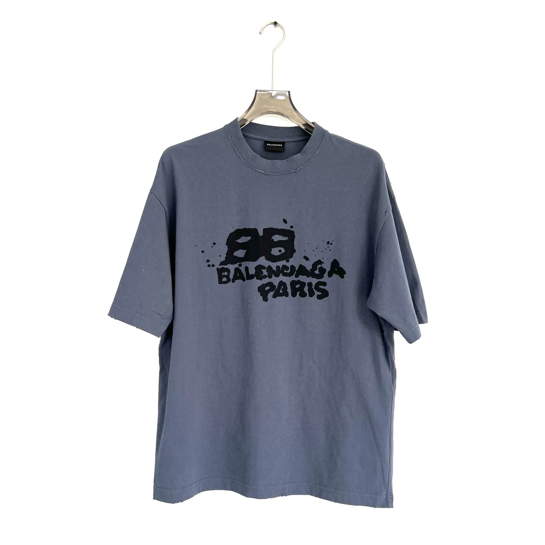 未使用 Balenciaga/巴黎世家 涂鸦短袖T恤/S码（北京）