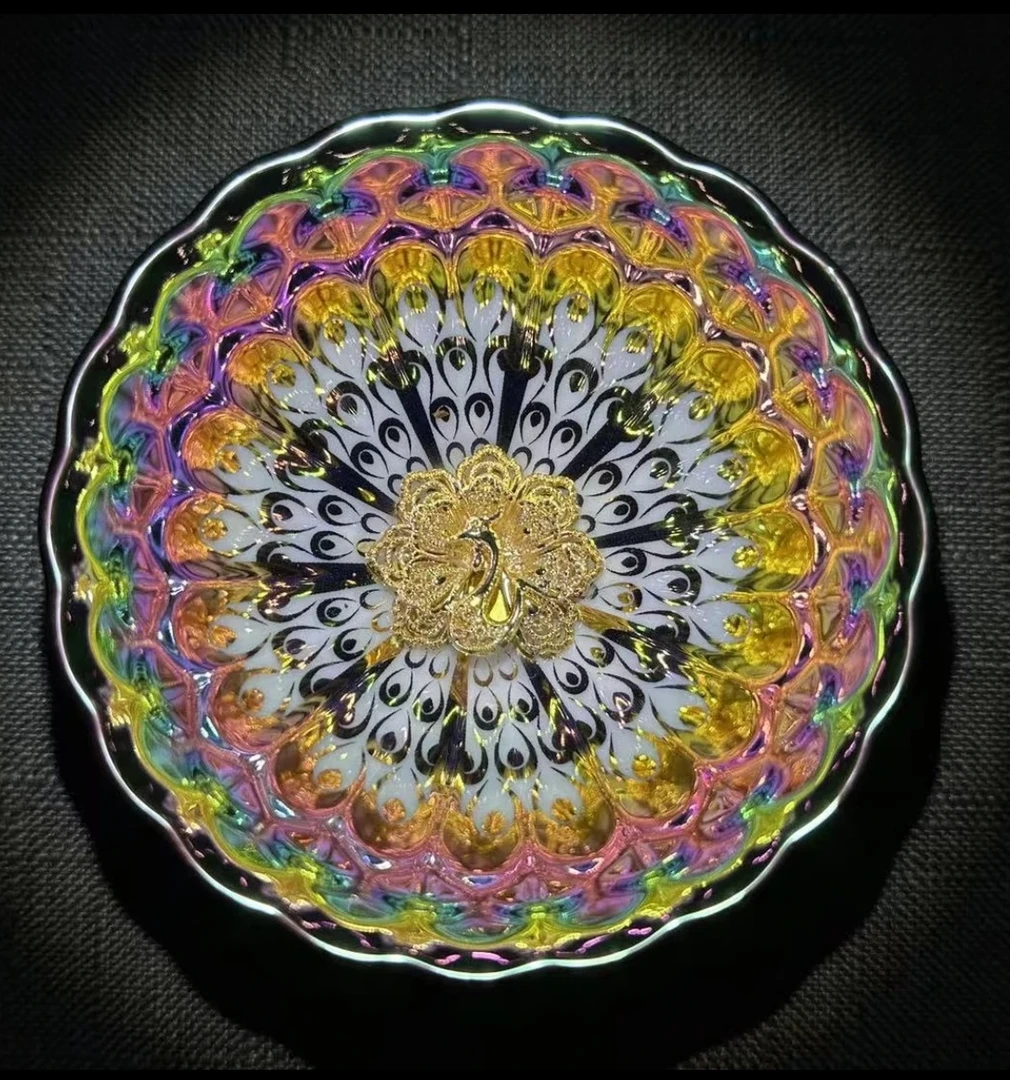 手工茶器  七彩凤凰杯A