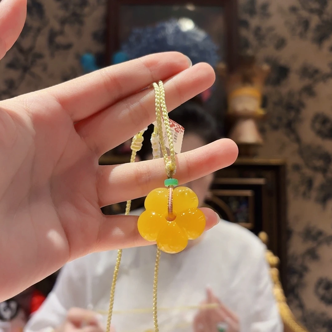 蜜蜡颈饰未镶嵌2号多样性发其一