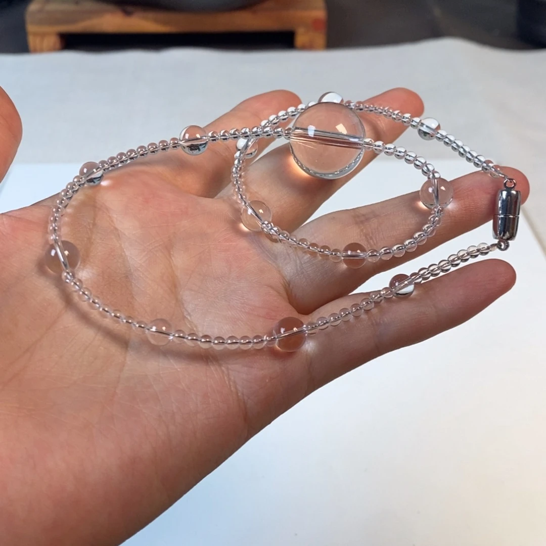 项链白水全净体 大灯泡