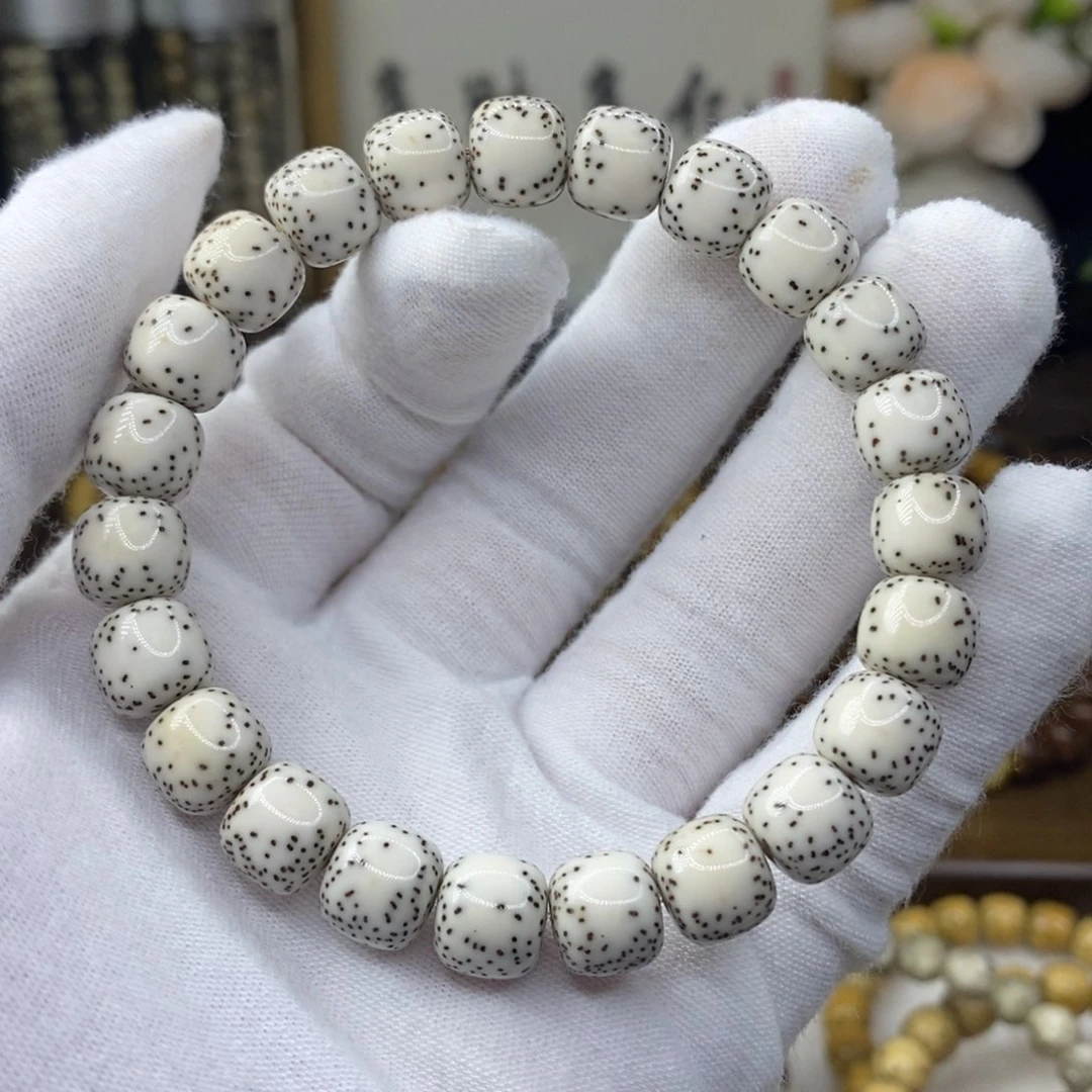 星月菩提手串S级金款10/9原生态大留白月朗星稀