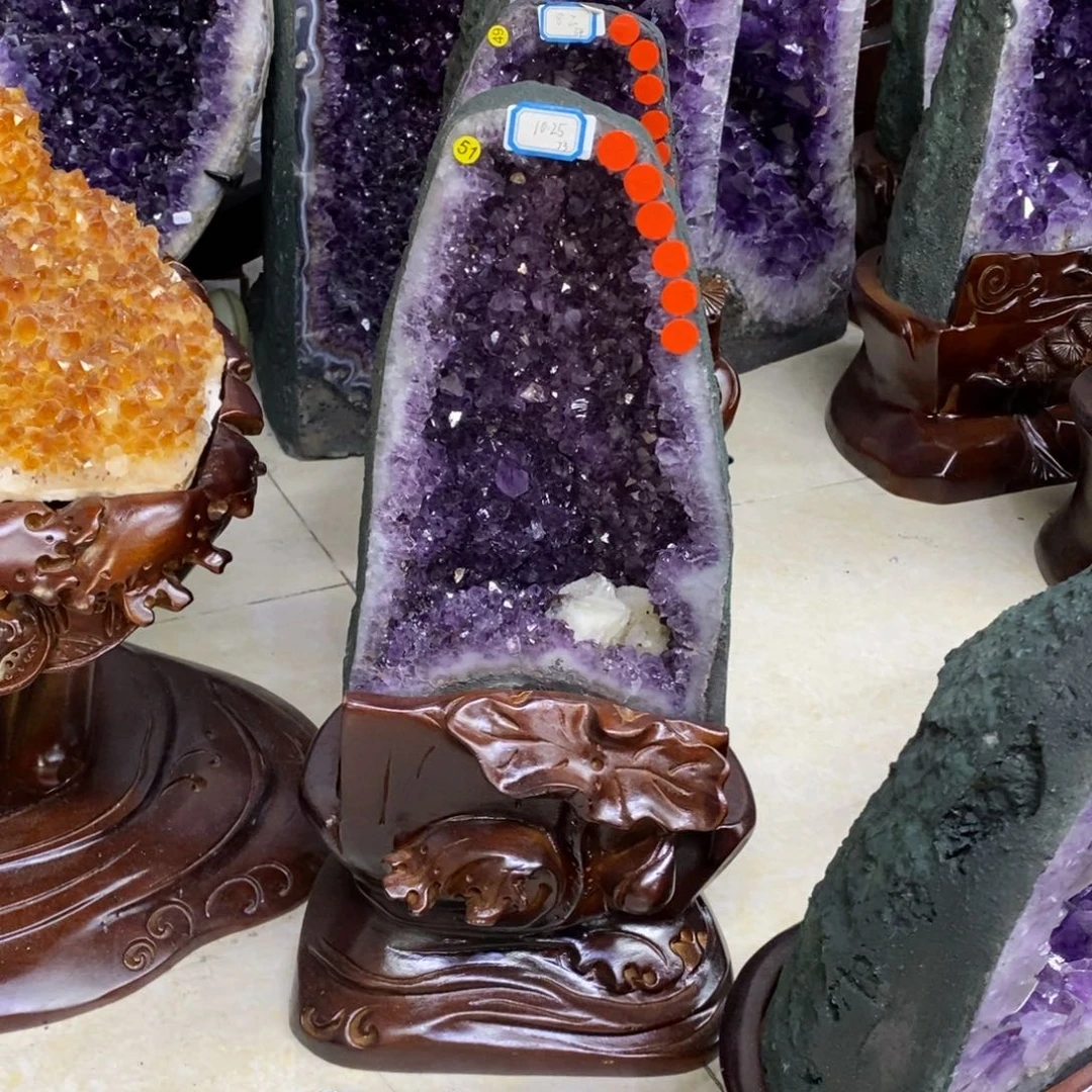 大型摆件（非配饰）紫晶未镶嵌莹