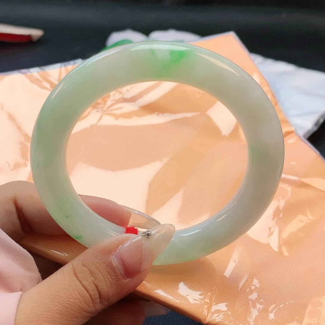 未镶嵌手镯翡翠59 天然缅甸a货翡翠0729