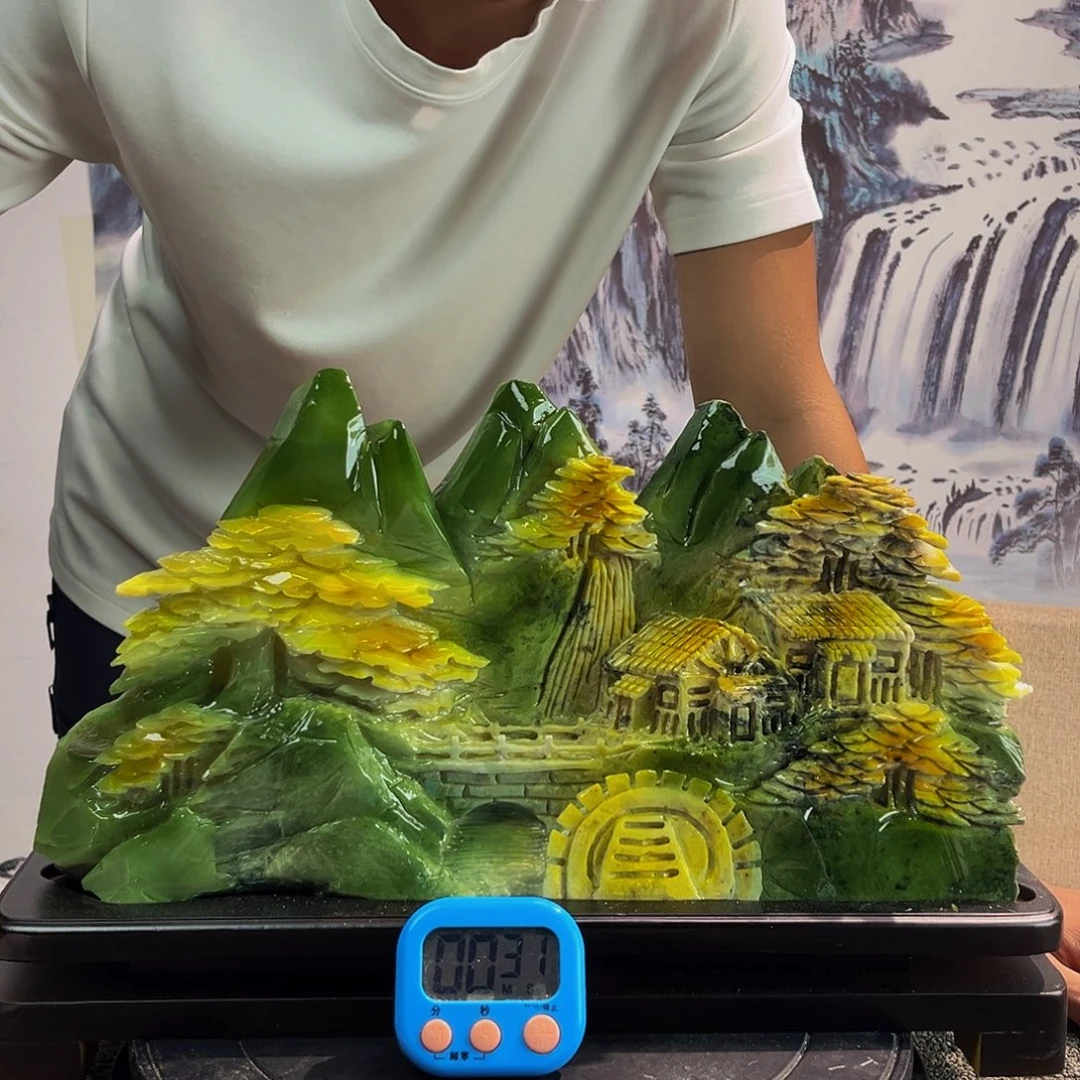 步***赢玉玉摆件多色带底座