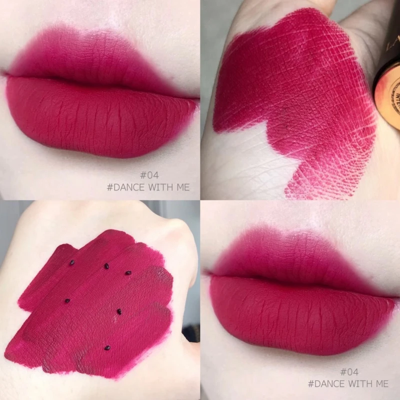 浆果梅子色口红哑光丝绒显白火龙果唇釉不易掉色学生持久不易脱色