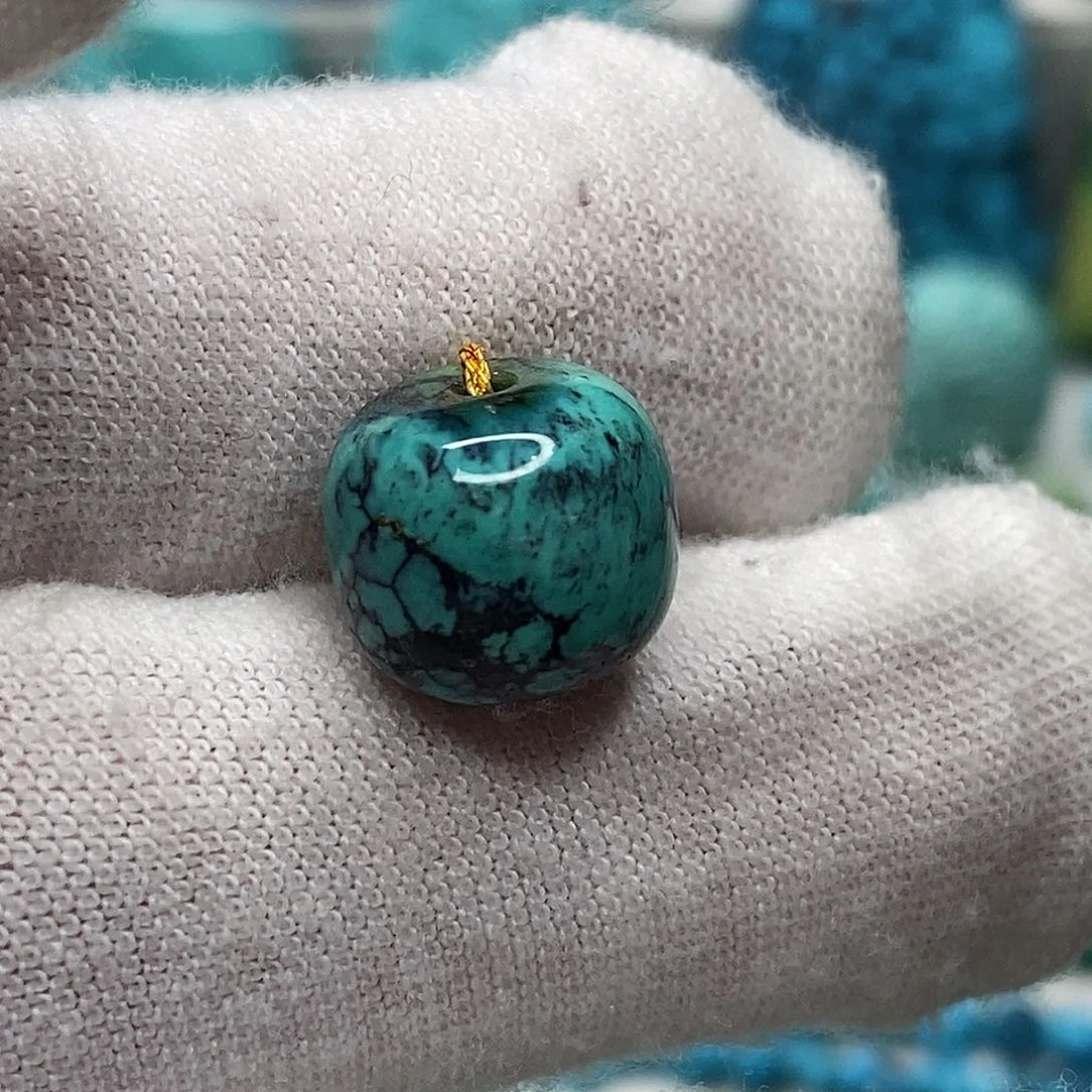 未镶嵌绿松石天然原矿 带武汉地大证书