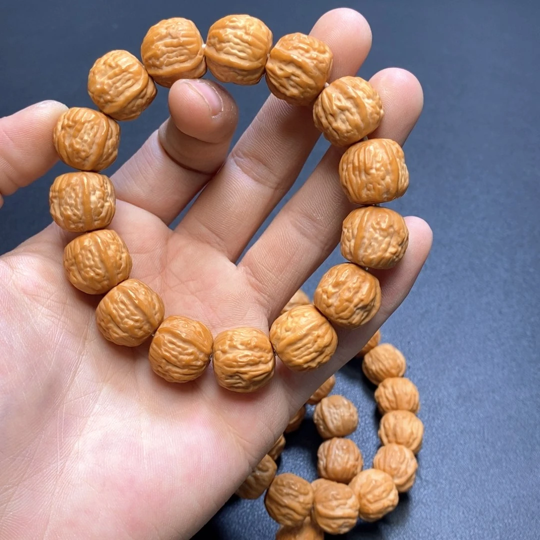 猴头核桃手串㊣*蛤蟆头15手串