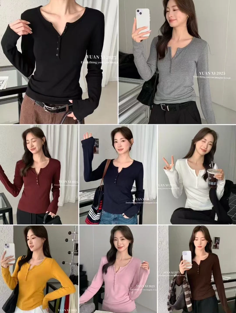 【欧尼家】冬季~露思同款 慕斯绒加厚长袖衫 衣长51