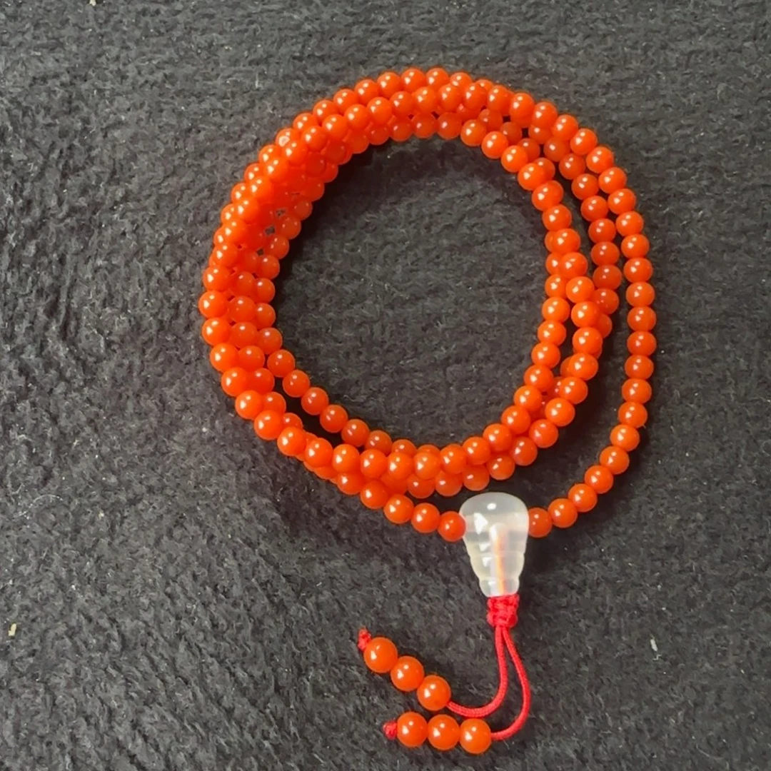 南红玛瑙未镶嵌手链大水沟精品多圈