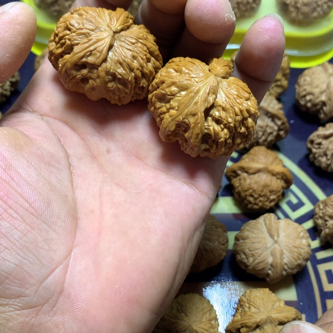 吊坠文玩核桃白狮子