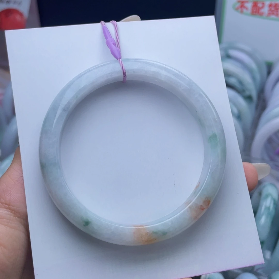 翡翠未镶嵌手镯58.8圈