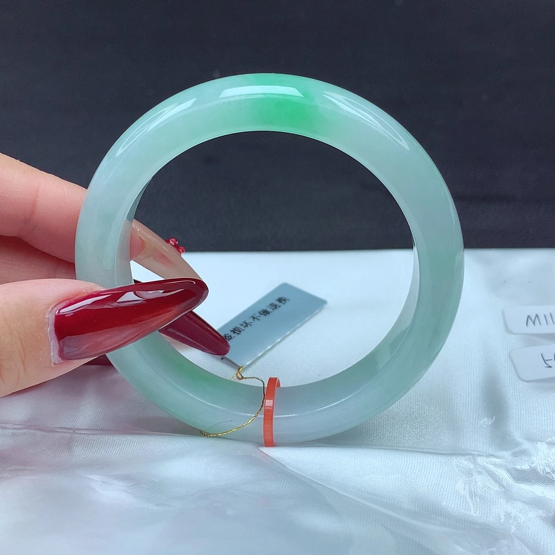 未镶嵌手镯翡翠55圈842