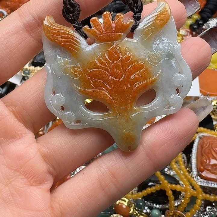 翡翠未镶嵌项链翡翠