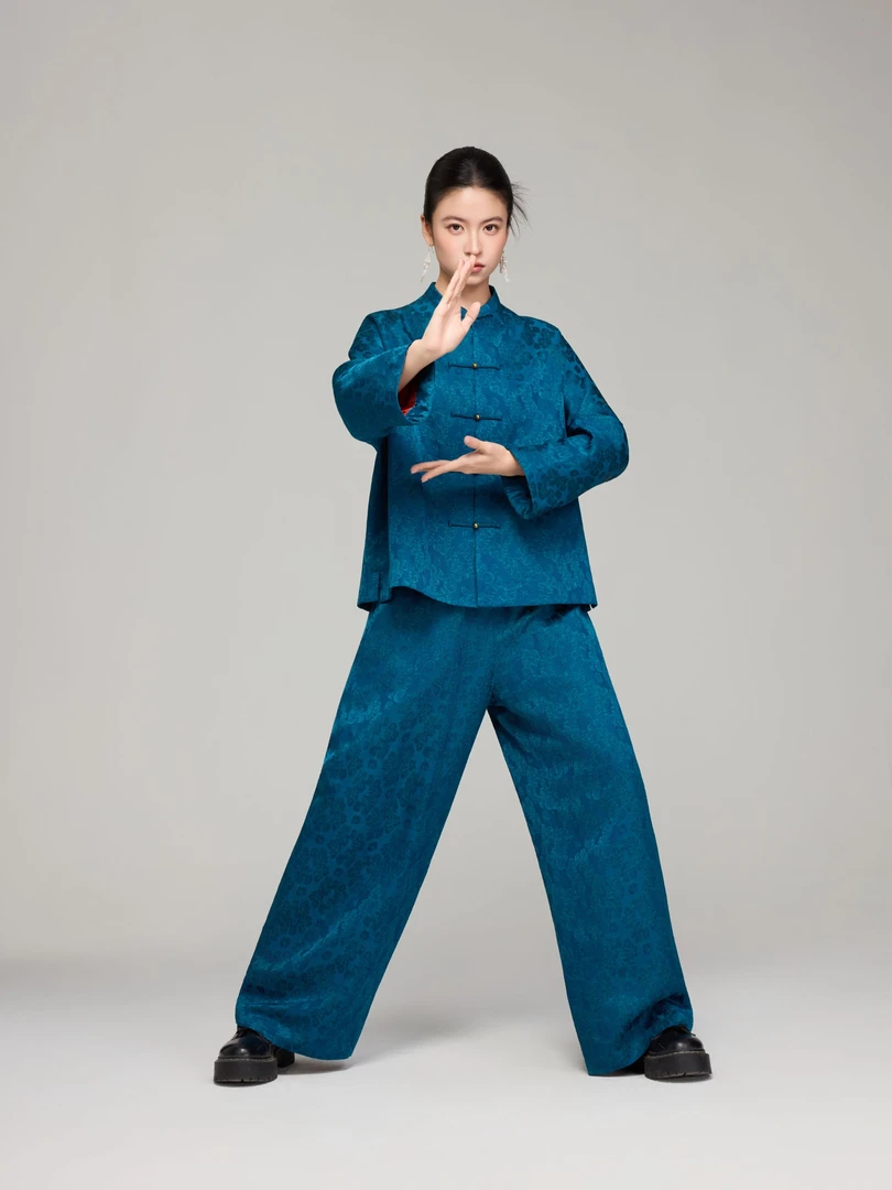 初见十三娘『客来』中式国风人丝亚麻棉长裤百搭休闲时尚秋冬保暖