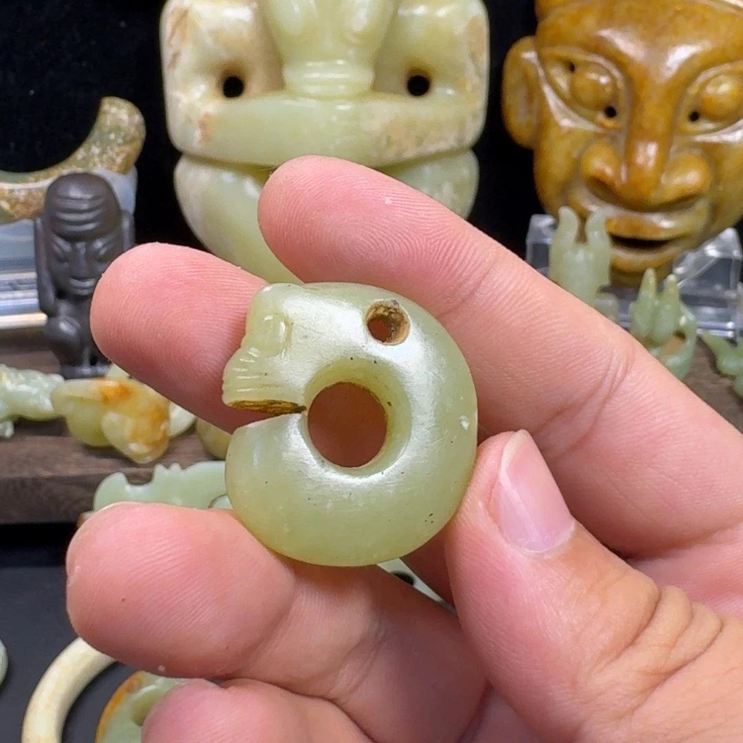 用***6玉玉摆件猪笼猪笼型件