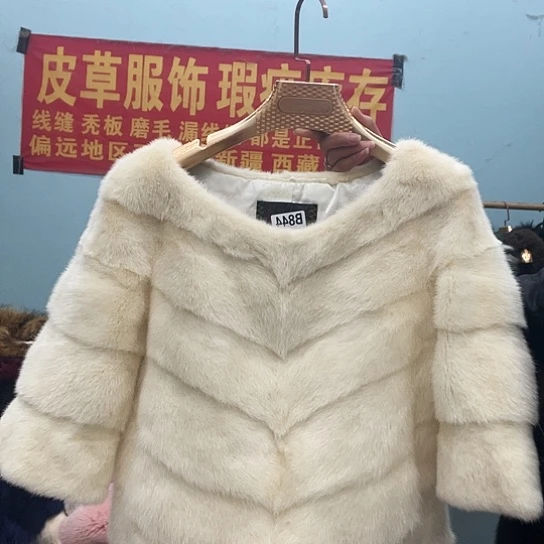 2025冬季新款女装水貂外套