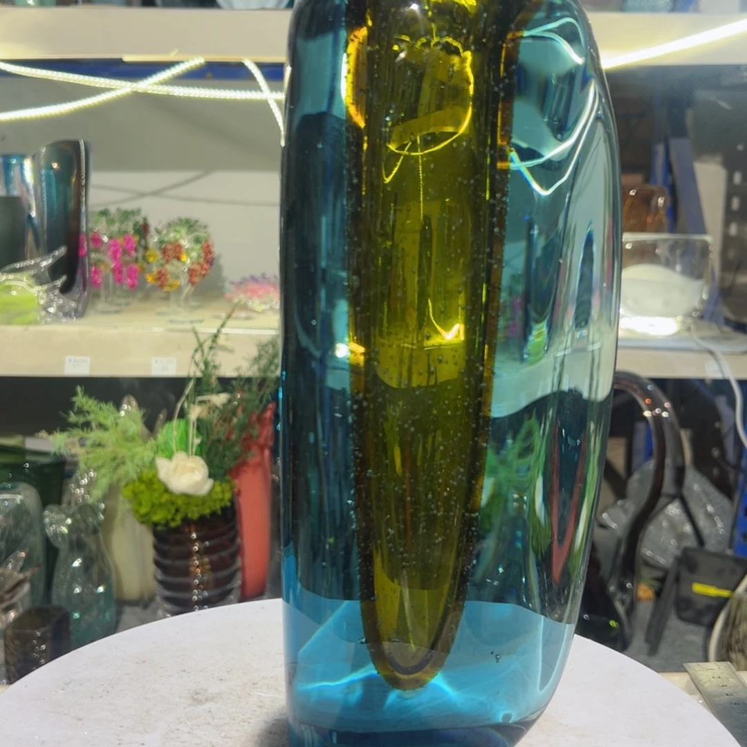 28 高轻奢琉璃花器福利正常手工痕迹