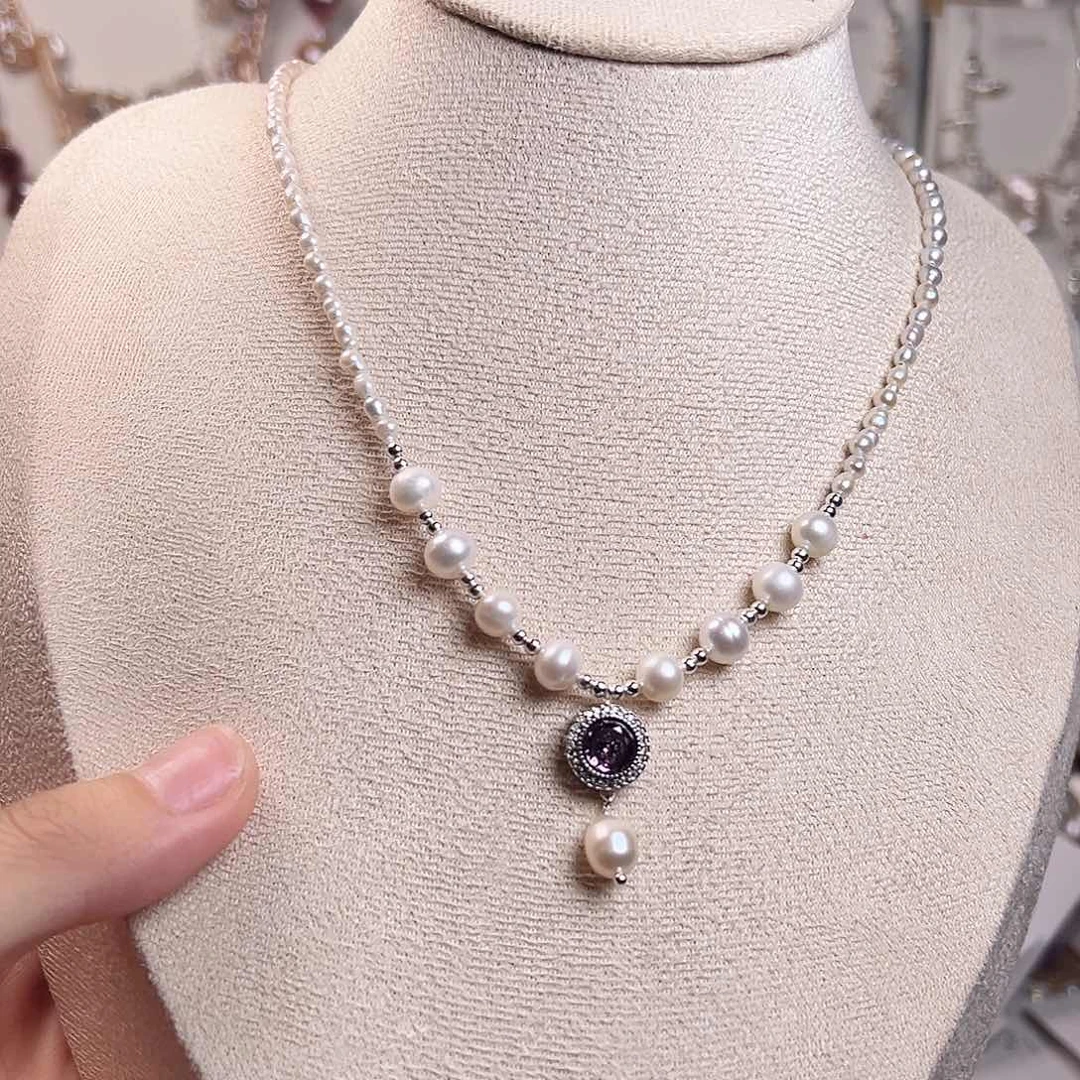 淡水珍珠未镶嵌颈饰