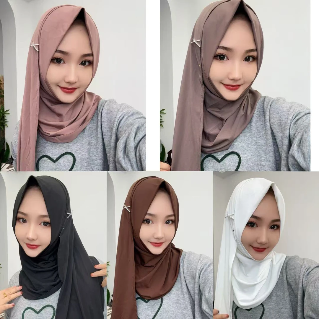 秋冬光版反搭绕巾披肩