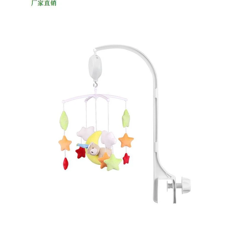 蒙氏床铃手工万能架杆配件支电动旋转八音盒音乐婴儿床头摇铃