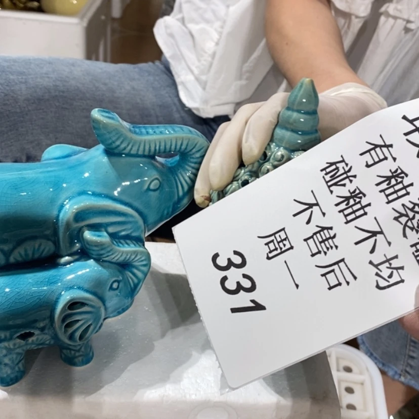 【闪购商品】摆件嘟*陶瓷摆件瑕疵特卖