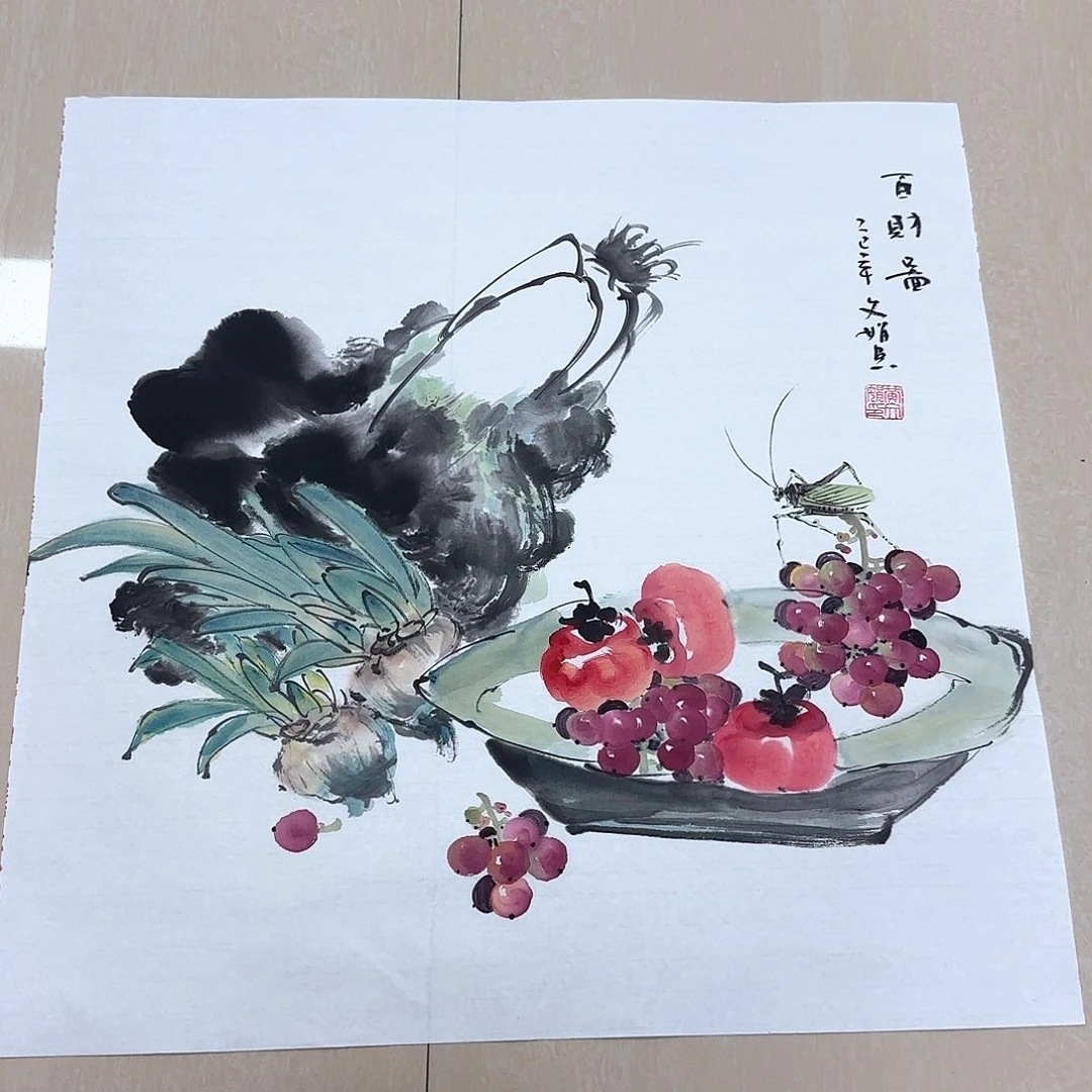 国画国画作品集一个由