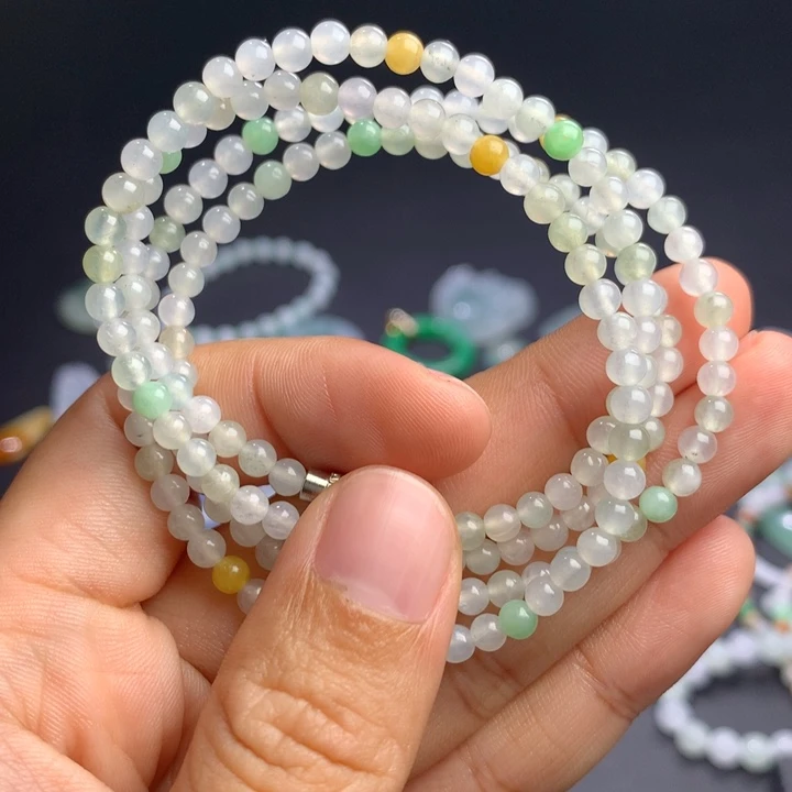 定制翡翠未镶嵌I*珠链