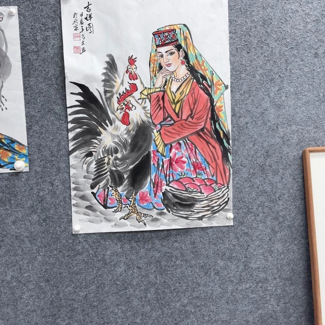 国画国画作品曾入选