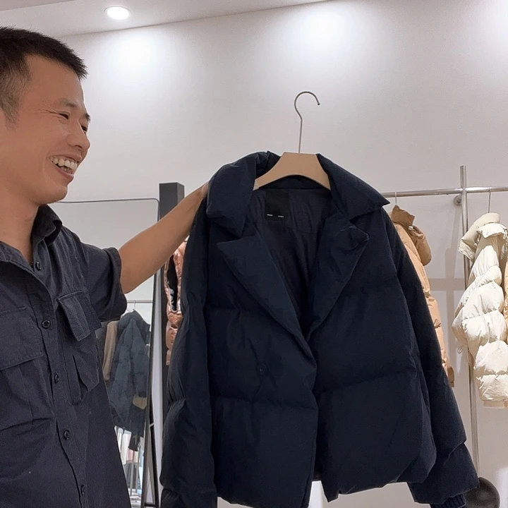 25008鹅绒新款韩版女装时尚