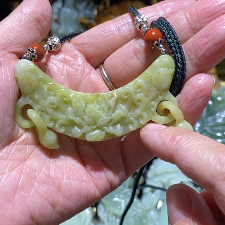 岫玉岫玉吊坠未镶嵌