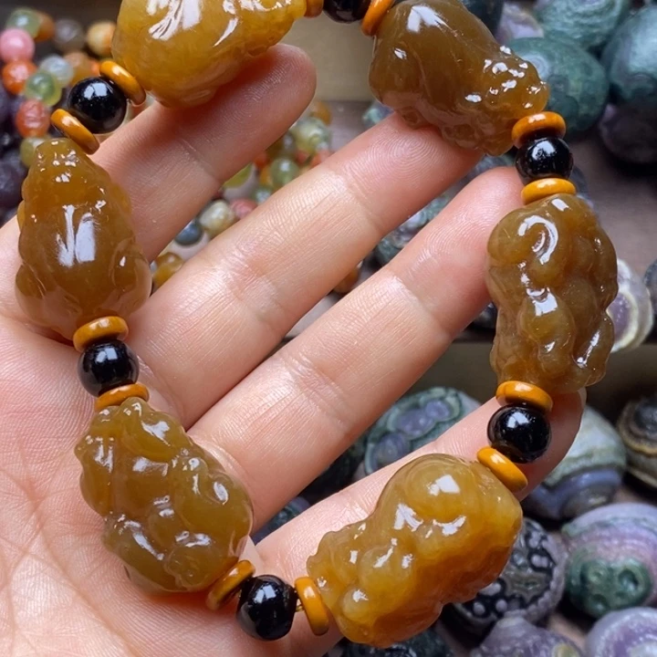 玛瑙/玉髓颈饰合金
