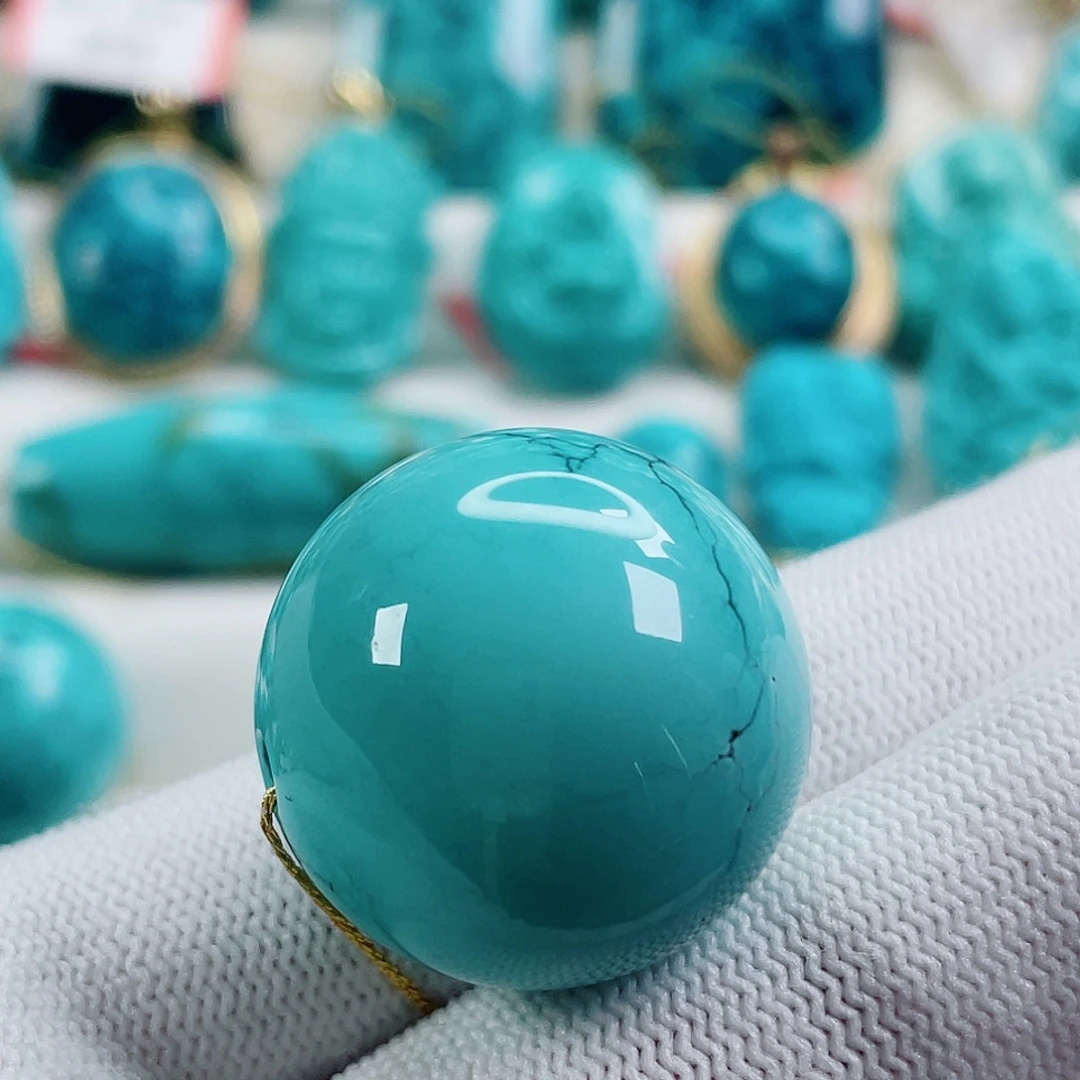 绿松石未镶嵌颈饰尺寸24