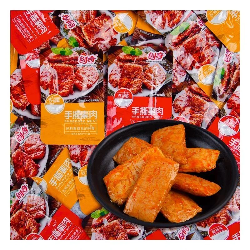 创奇手撕素肉孜然微辣味豆干独立办公室网红解馋小零食