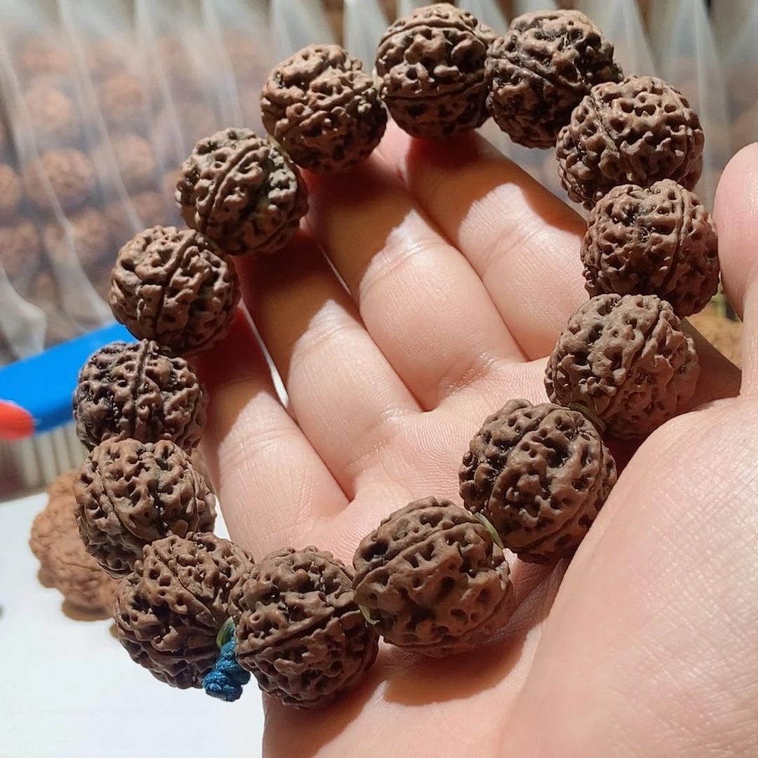 吊坠金刚菩提古龙麦穗原生态梅花22mm