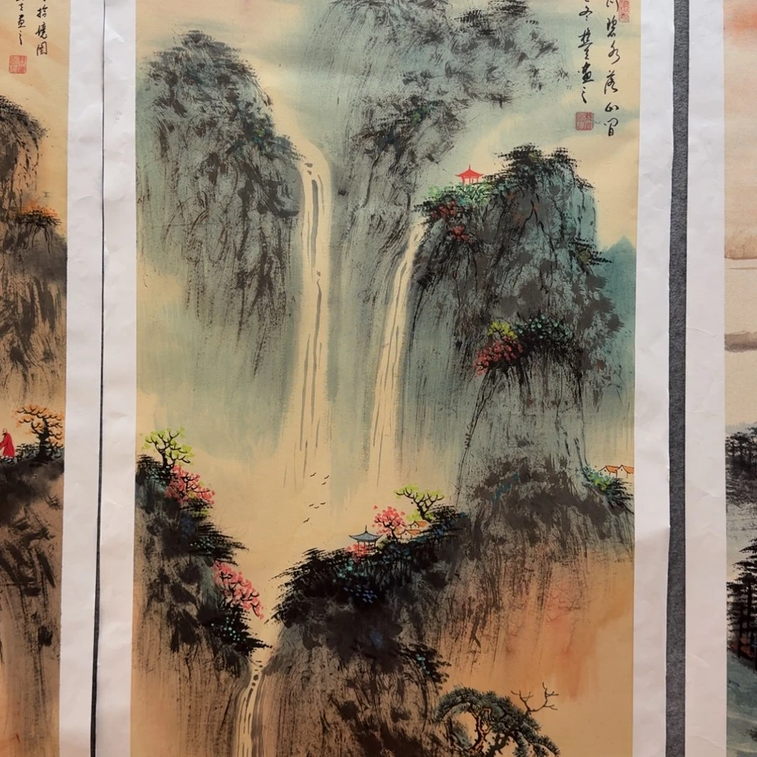 国画刘儒樵四尺山水