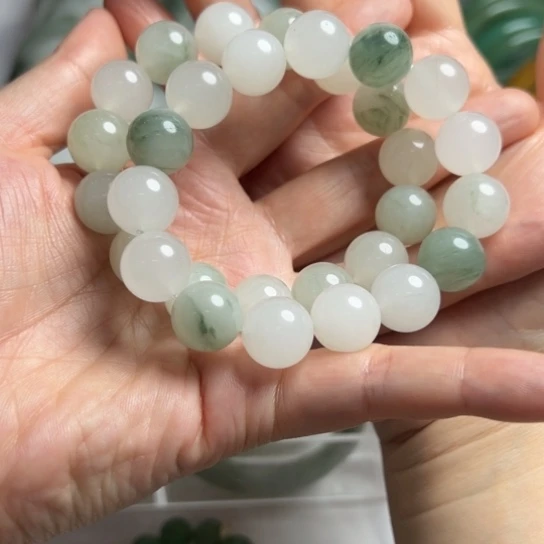 未镶嵌手链石英质玉天山翠手串随机发货