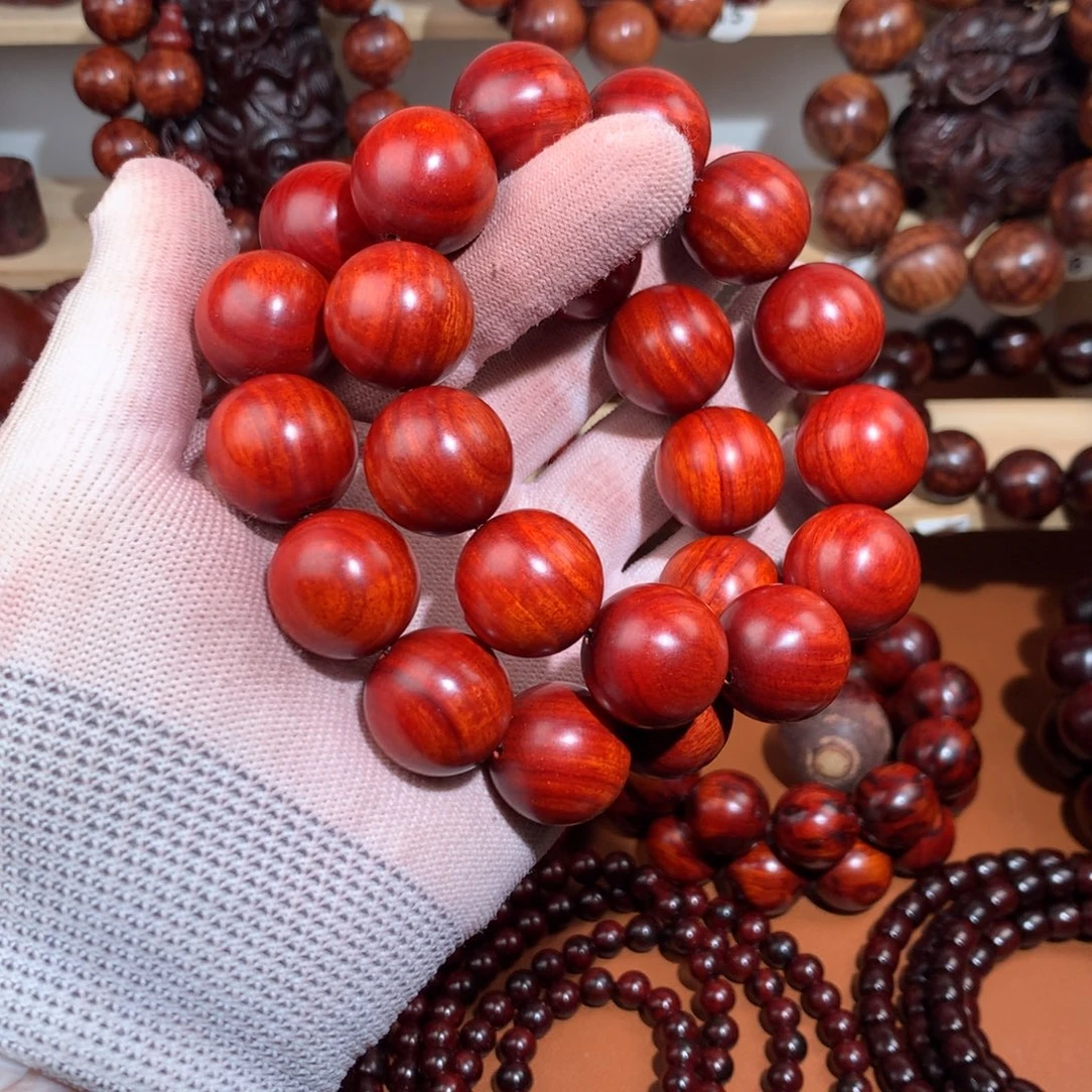 染料紫檀（血檀）2.0顶泥泥料-鸡血红高密