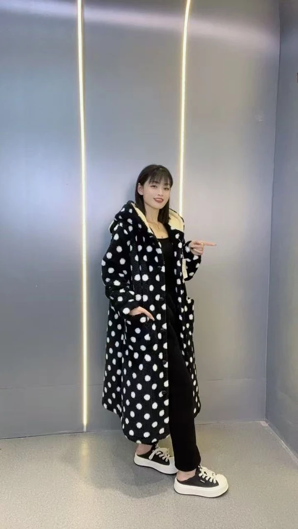 【6188】冬季女士复合外穿长袍时尚加厚睡衣防风三层夹棉家居服套装