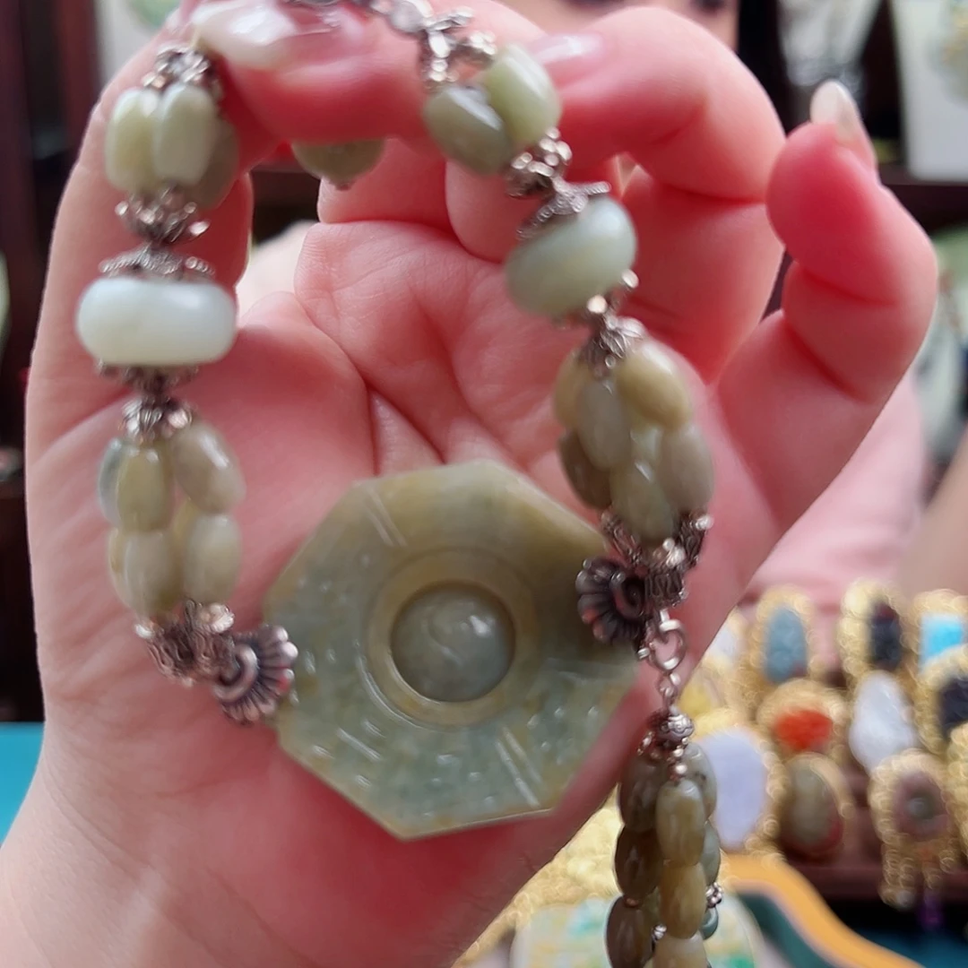 手链翡翠未镶嵌国风