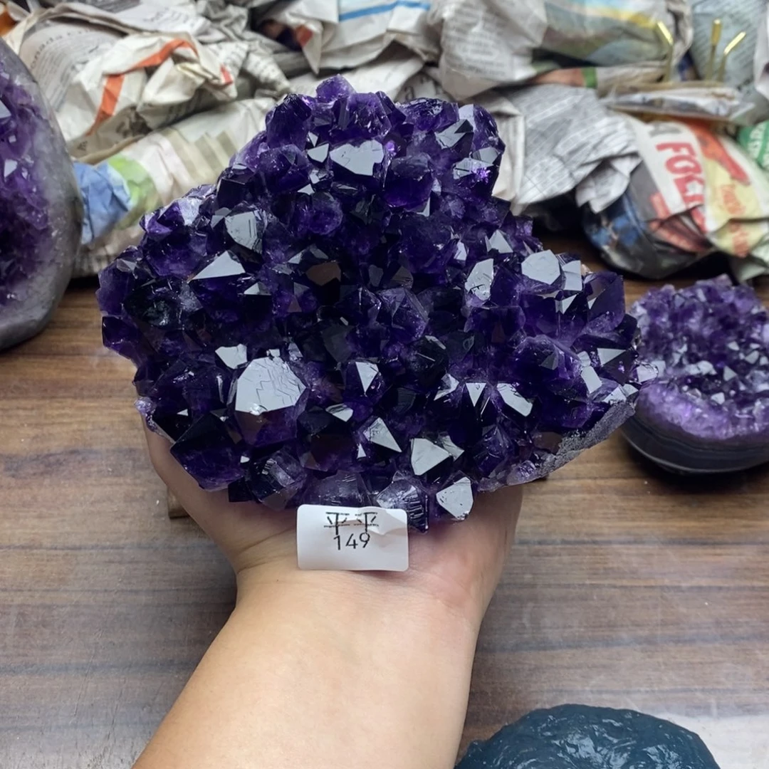 紫晶珠宝半成品未镶嵌