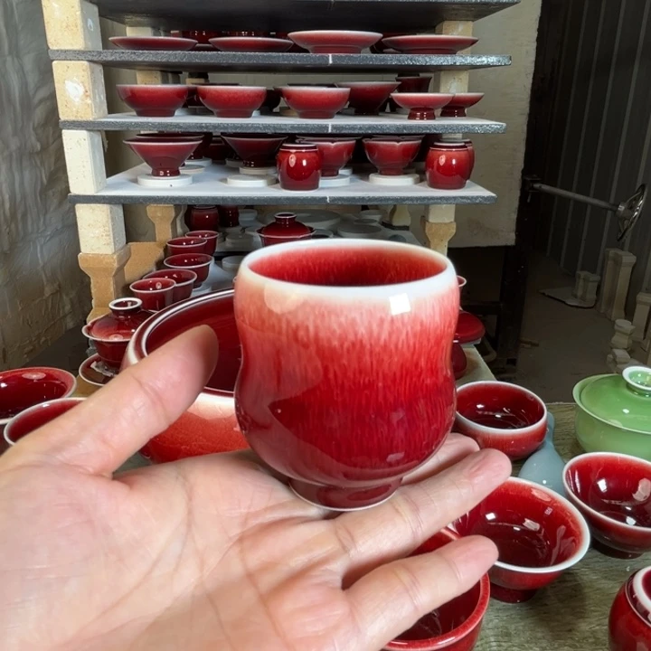 景德镇浅行窑花生杯