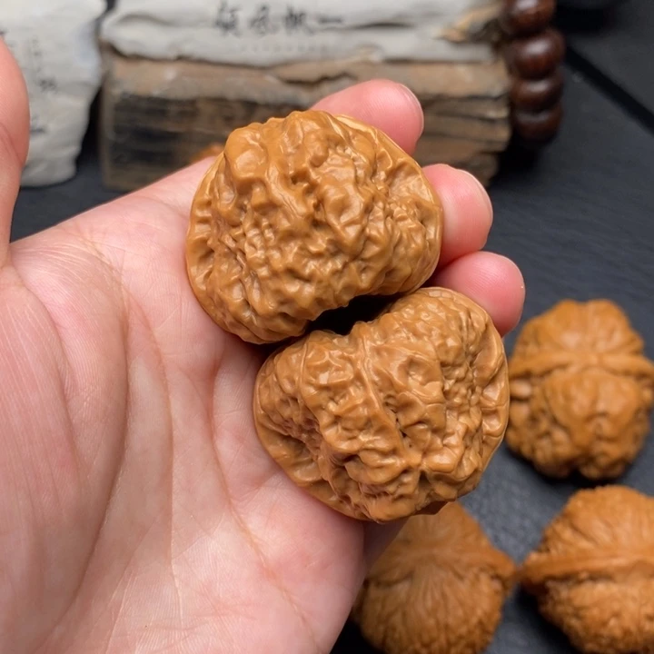 吊坠文玩核桃尺寸38三角蛙