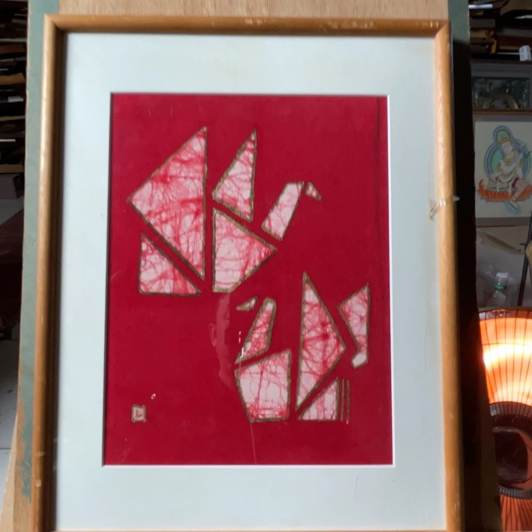 中古框画有些瑕疵看好下单不退不换