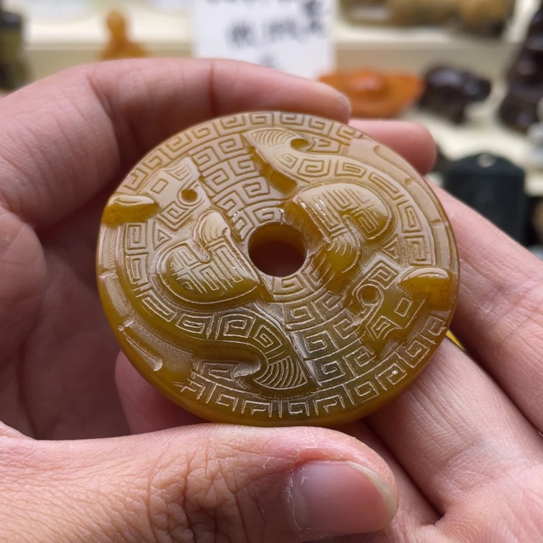 未镶嵌蛇纹石玉颈饰130