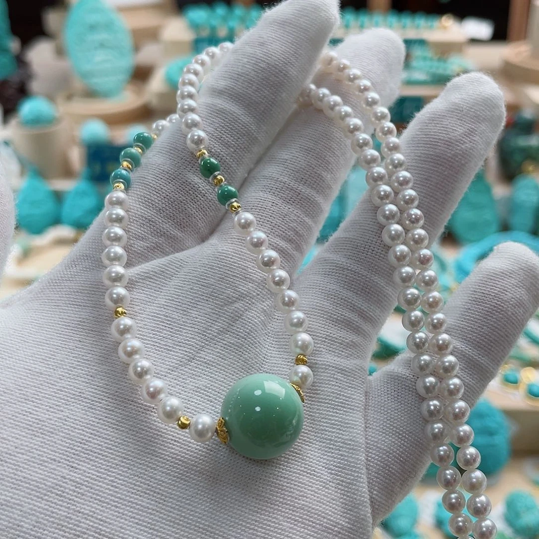 未镶嵌绿松石珠宝奇石