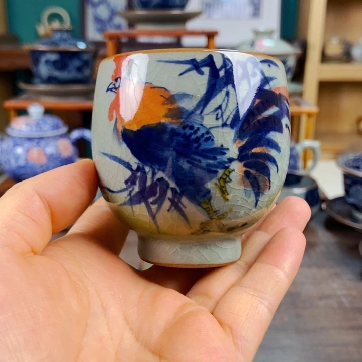 瓷片手工制作工艺精湛等特点