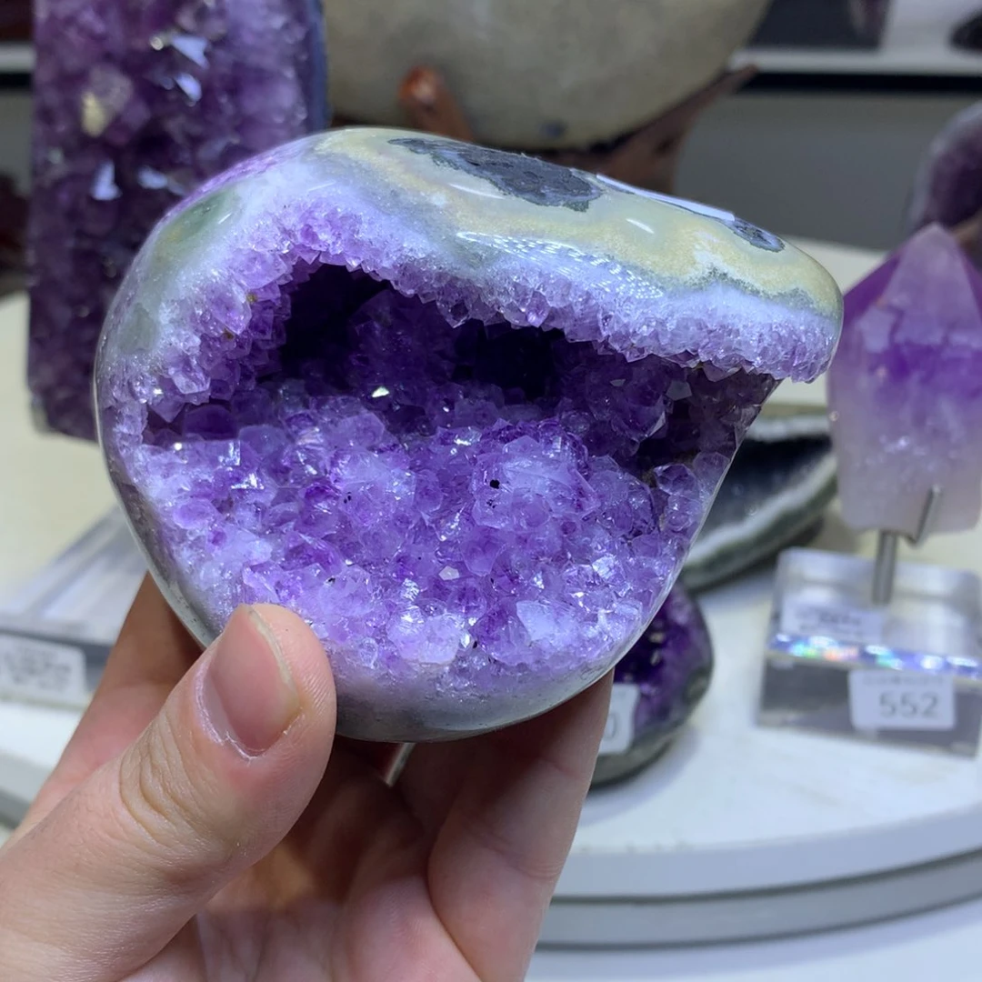 未镶嵌珠宝半成品紫晶532