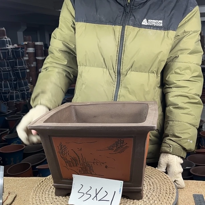 紫砂花盆紫砂花盆